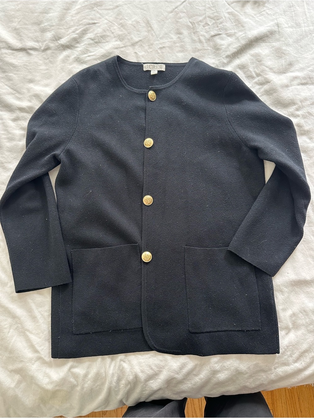 J. Crew Black Knit Sweater Top